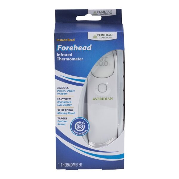 Forehead Thermometer Non-Contact Skin Surface Thermometer Veridian Infrared bx