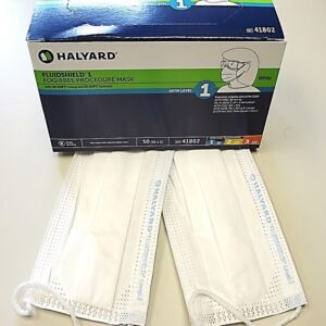 Halyard Surgical Mask Anti-fog Foam White ASTM Level 1 Adult