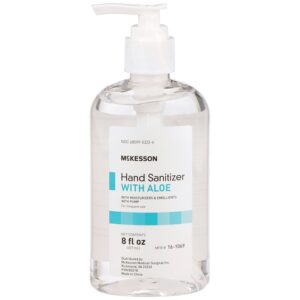 Hand Sanitizer with Aloe 8 oz. Ethyl Alcohol