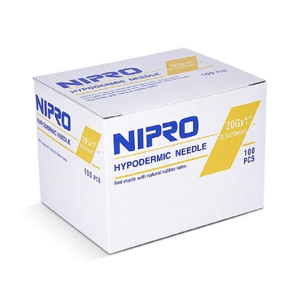 Nipro Hypodermic Needles 20G X1