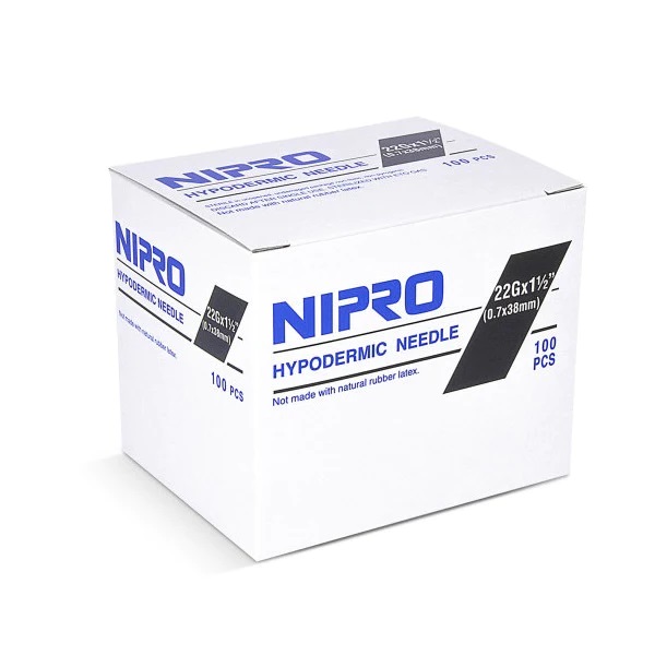 Nipro Hypodermic Needles 22G x 1 1/ 2