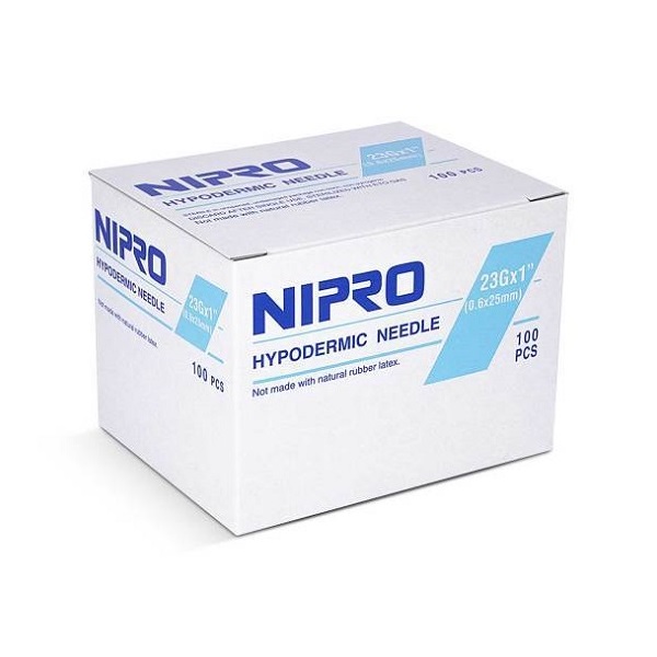 Nipro Hypodermic Needles 23G X 1"