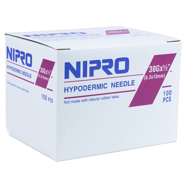Nipro Hypodermic Needles 30G X 1/2