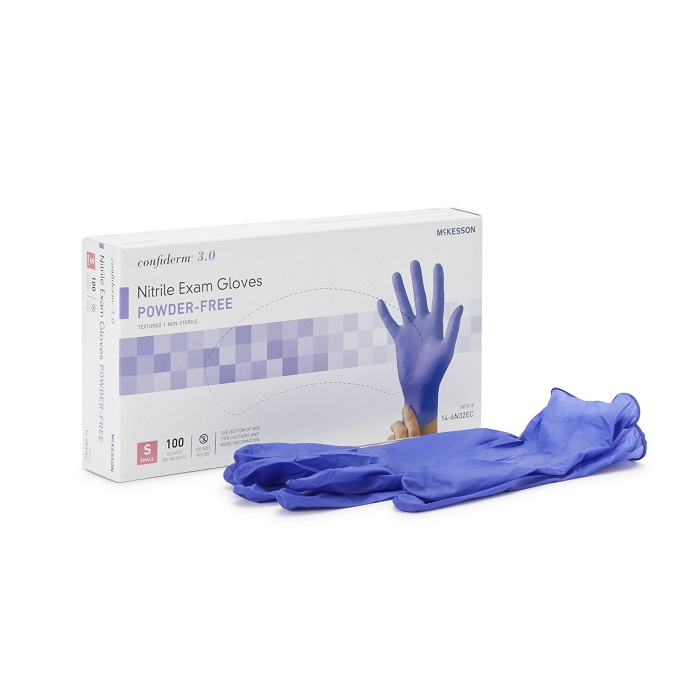 Nitrile Exam Glove Blue Confiderm