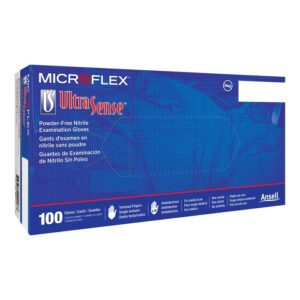 Nitrile Exam Glove Blue Ultrasense 4.1 mil to 6.0 mil Range